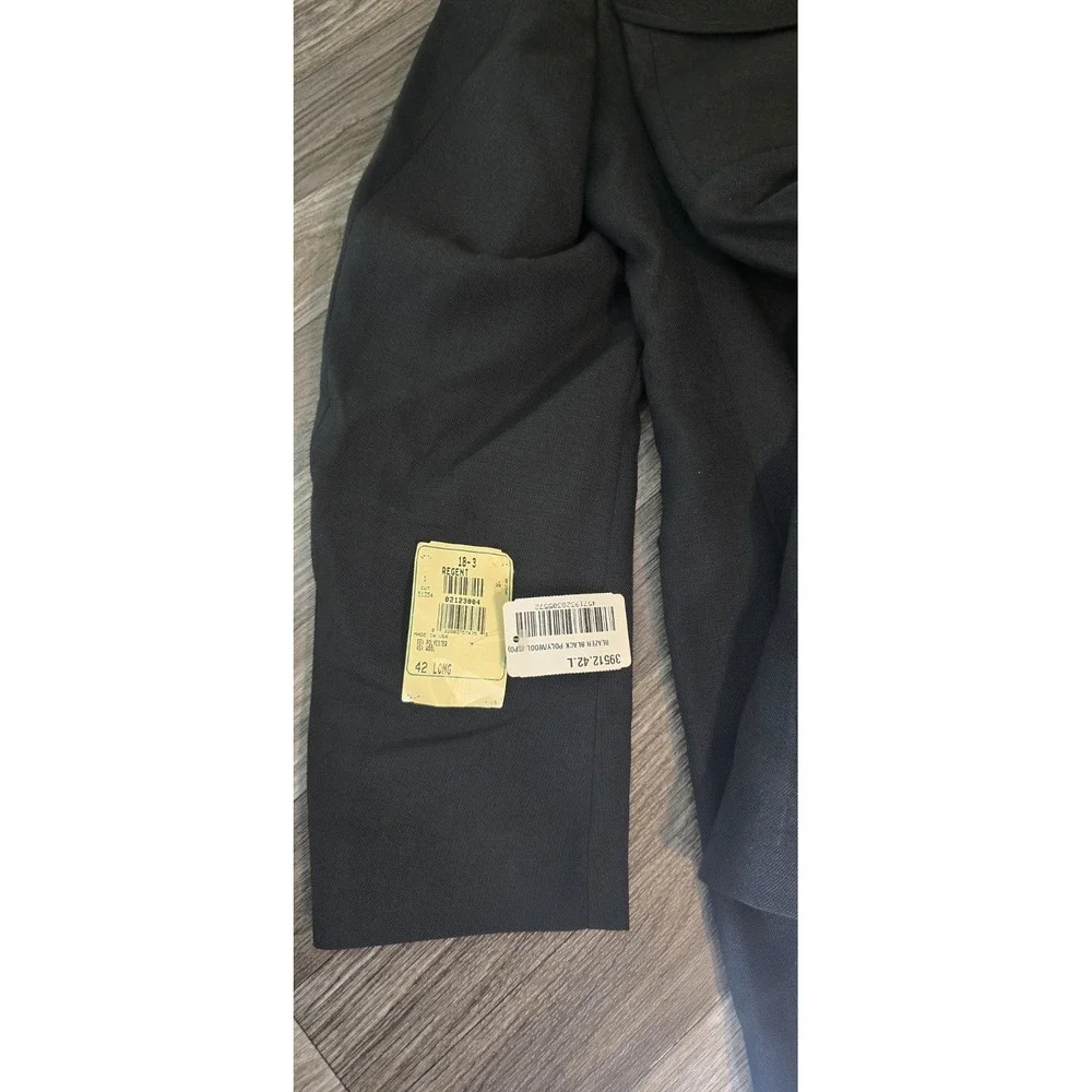 RMC Regent Blazer Coca-Cola Employee Uniform Black Gold Button Men's 42L Vintage